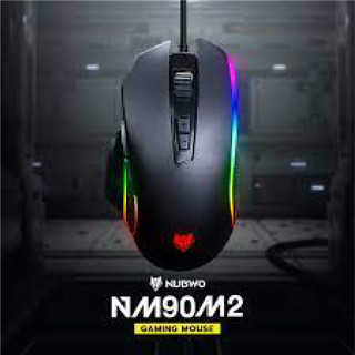 Nubwo NM-90M2 Gaming Mouse เมาส์เกมมิ่ง ปรับ DPI ได้ 6 ระดับ สูงสุด 12800 มี 7 ปุ่ม ปรับมาโครได้ ของแท้ รับประกัน 1 ปี