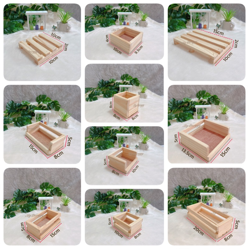 พร้อมส่ง!! กล่องไม้ งานมีตำหนิ กะบะไม้หลากหลายแบบ
