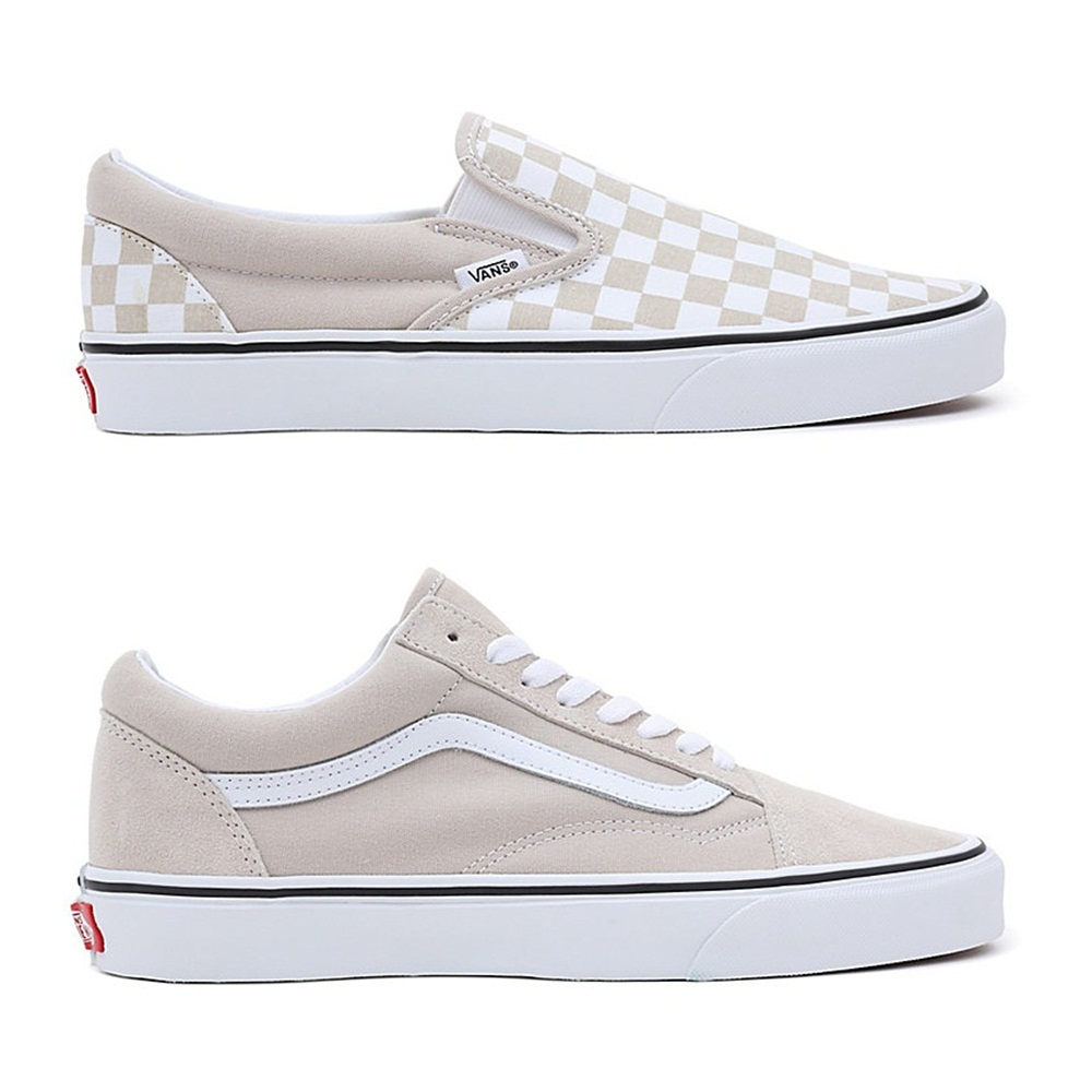 Vans รองเท้าผ้าใบ Classic Slip-On Checkerboard / Old Skool (2รุ่น)
