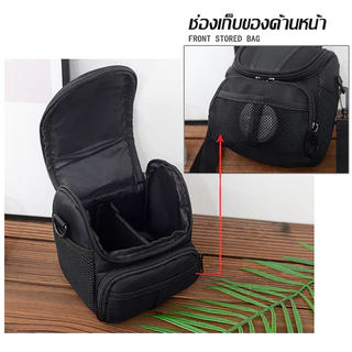 จัดส่งรวดเร็ว กระเป๋ากล้อง กระเป๋าสะพายใส่กล้อง DSLR Canon, Nikon, Sony, Panasonic, Olympus, Fuji รุ่น CMR02-DF