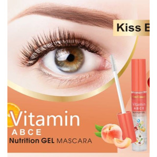 ⚡FLASH SALE⚡♡พร้อมส่ง KISS BEAUTY No.56904-03 NUTRITION GEL MASCARA VITAMIN ABCE