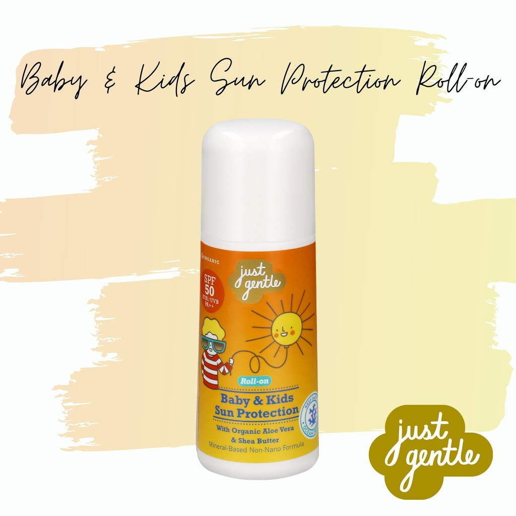 Just Gentle โรลออนทากันแดดสำหรับเด็ก Baby & Kids Sun Protection SPF 50 PA++ (60 ml)