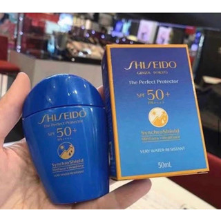 พร้อมส่ง!🛍shiseido perfect uv protector synchroShieldSPF50+ PA++++ 🛍