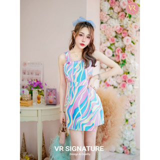 vr Jumpsuit​ สายเดี่ยว ช่วงสายแต่งขอบลูกไม้