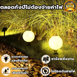 จัดส่งถึงบ้านฟรี❗ ไฟปักดิน ไม่ต้องเดินสายไฟ ปรับได้2สี เสียบปลั๊กก็ใช้งานได้แล้วสัมผัสแบบ LEDตลอดทั้งปีไม่ต้องจ่ายค่า