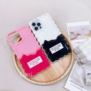 เคสขอบเปีย เคส TPU สกรีนลาย มาใหม่ 3ลาย for iPhone 6Plus 7 7Plus 11 12 12PROMAX 13 13PRO 13PROMAX 14 14PRO 14PROMAX