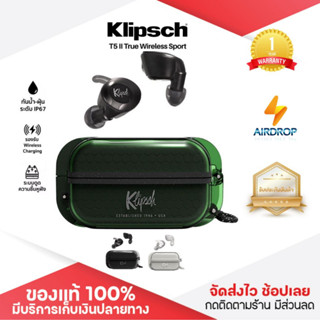 ประกันศูนย์ 1ปี KLIPSCH T5 II Sport หูฟัง bluetooth หูฟังไร้สาย หฟังบลูทูธ หูฟังบลูทูธแท้ หูฟังบลูทูธ tws ส่งฟ