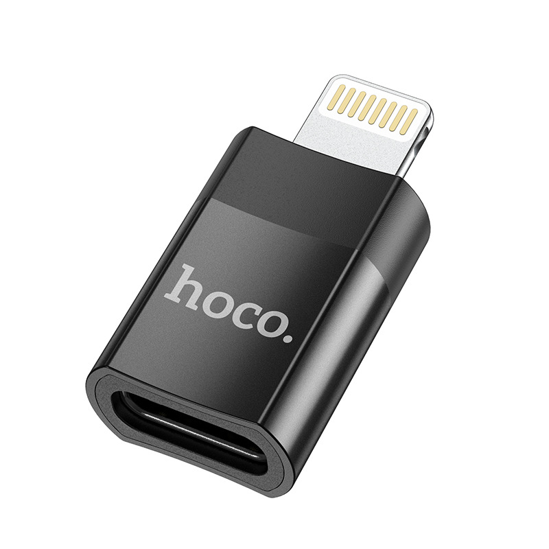 Hoco UA17 ตัวแปลง Ip To Type-C สำหรับชาร์จและถ่ายโอนข้อมูล (ไม่สามารถต่อหูฟังTCได้ )