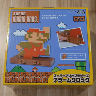 นาฬิกาตั้งโต๊ะ ตั้งปลุกได้ Super mario Bros alarm clock แท้จากญี่ปุ่น สินค้ามือ 1