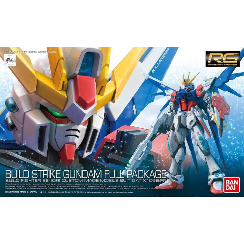 RG BANDAI Build Strike Gundam Full Package