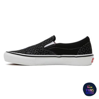 [ของแท้ ส่งฟรี จากไทย] VANS SKATE SLIP-ON - (KROOKED BY NATAS FOR RAY) BLACK