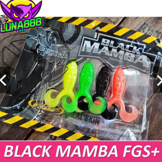 เหยื่อยาง BLACK MAMBA (FGS+)JR. ตีสคิปปิ้ง พร้อมตัวเบ็ด ใช้งานได้ทันที FISHINGEZ