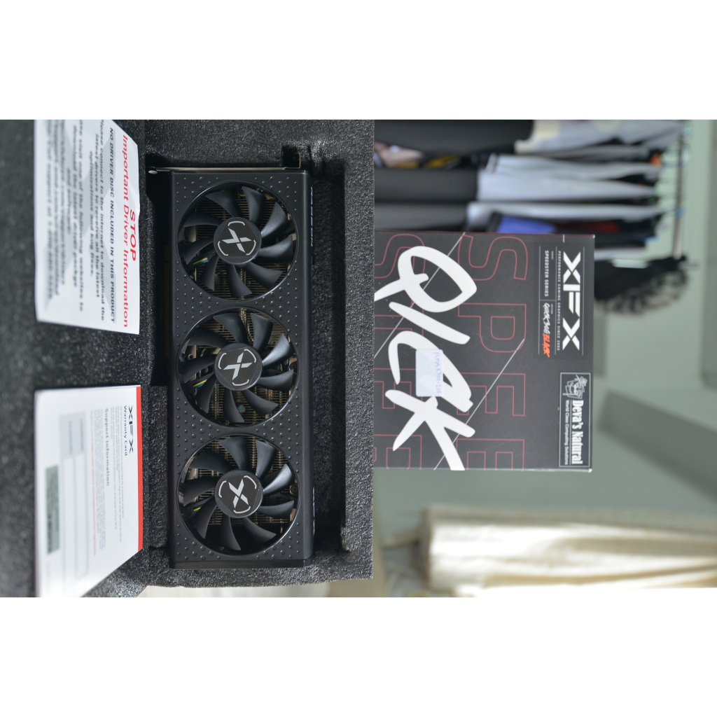 rx 6600 xt xfx qick มือสองแต่ เคลมมาใหม่ ประกันยาวนาน อ่ะ งง งง