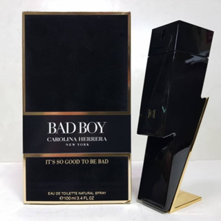 ซีล CH Carolina Herrera Bad Boy EDT 100ml 4,550฿ ขายเพียง 2,899฿ 􁄁􀆙sale􏿿 ค่าส่ง 65฿  น้ำหอมที่สะท้อนสองขั้วของผู้ชาย เผย