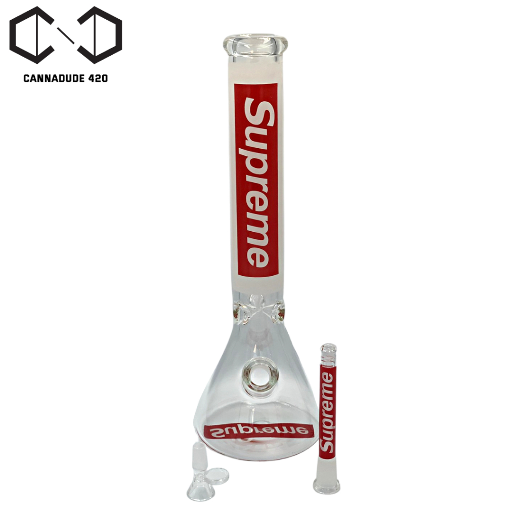 Supreme แจกันแก้ว บ้องแก้ว 16" MG390