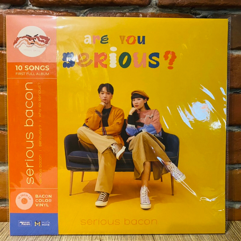 1 LP Vinyl แผ่นเสียง ไวนิล Serious Bacon 🥓 - Are You Serious? (0348)