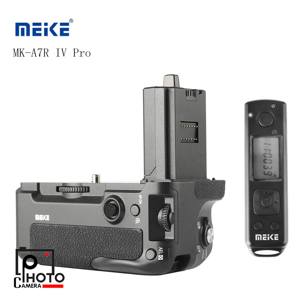 Meike Grip MK-A7R IV PRO Built-in Remote for Sony A7R IV, A7IV, A9II