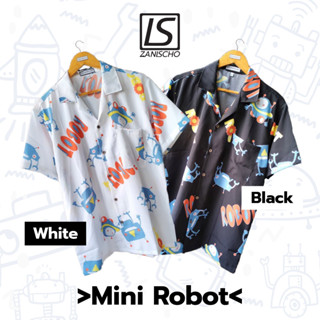 🐶เสื้อฮาวาย พิมพ์ลายน่ารัก สไตล์เกาหลี ผ้าบางใส่สบายไม่ต้องร…