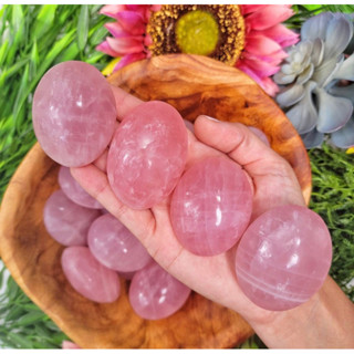 1 Pc Randomly Pick Rose Quartz Palm Stone, Rose Quartz, Rose Quartz Galet, Quartz Crystal, Pink Crystal, Heart Chakra,