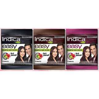 แชมพูปิดผมขาว Indica Easy อินดีค่า อีซี่ สมุนไพรจากอินเดีย ไม่มีแอมโมเนีย