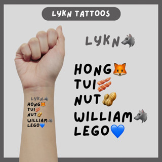 LYKN tattoos (projectalpha)