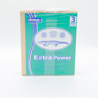 กระดาษทรายขัดไม้ตราจระเข้ ExtraPower เบอร์ 0-5 รุ่นเอ็กซ์ตร้าพาวเวอร์ เพิ่มพลังขัด งานเยี่ยม (**ยกแพ๊ค / 144 แผ่น **)