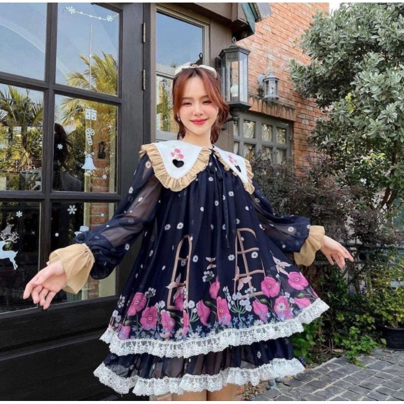 BLT BRAND : MINI DRESS OVERSIZE มี 2 Size สาว Size ใหญ่ เลือก Size 2 ชุดนี้สาว อก 48 ใส่ได้เลยจ้า