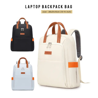 กระเป๋าเป้สะพายหลัง Laptop backpack bag 13 14 นิ้ว ใส่โน้ตบุ๊ค กันน้ำ กันกระแทก สําหรับ Labtop Mac Laptop backpack bag