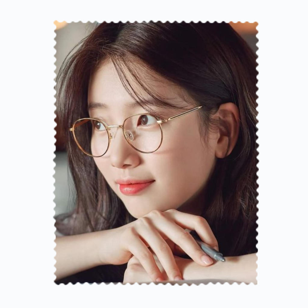แบซูจี Bae Suzy นักแสดงเกาหลี ผ้าเช็ดแว่นตา เช็ดเลนส์ ผ้าไมโครไฟเบอร์