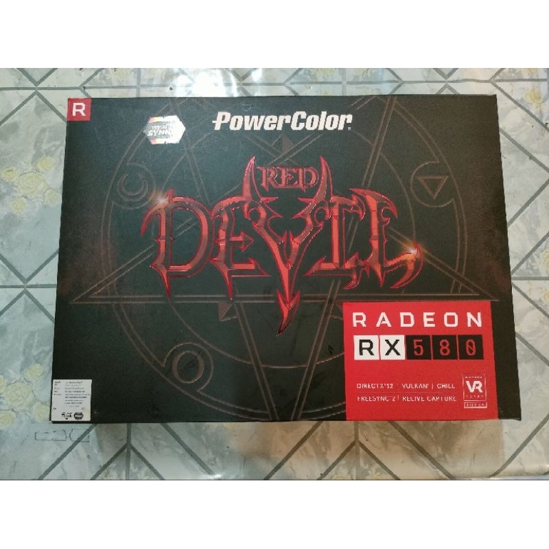การ์ดจอ AMD Power color Rx580 8gb Reddevil