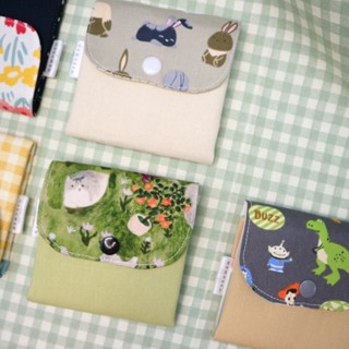Mini pouch กระเป๋าใบเล็กพกพา กระเป๋าสตางค์ ใส่ธนบัตร เหรียญ,บัตร กระเป๋า3ช่อง
