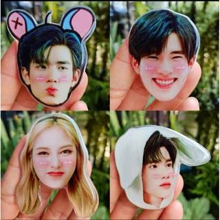 Griptok สั่งทำ griptok หน้าคน กริ๊บต๊อกมือถือ ติดหลังโทรศัพท์ สามารถสั่งทำ ดาราที่เราชื่นชอบ ทำได้ทุกรูป ไดคัทให้ฟรี