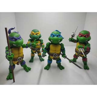 TMNT HMF #303 HEROCROSS DIE-CAST METAL ACTION FIGURE 4 PACK