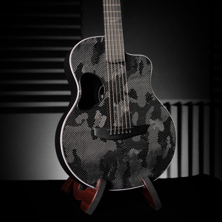 กีตาร์คาร์บอนไฟเบอร์ McPherson Touring Camo White / Black Hardware ALL CARBON กีต้าร์โปร่ง กีตาร์ Acoustic Guitar