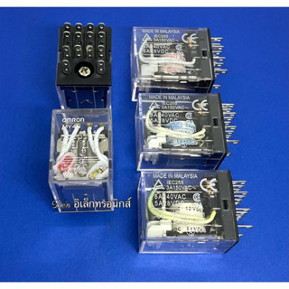 รีเลย์ MY4N 12VDC,24VDC,24VAC,110VAC,220VAC