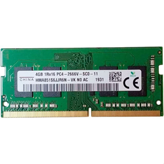 DDR4 SKhynix 4GB 2666Mhz Notebook OEM แท้ (HMA851S6JJR6N-VK)