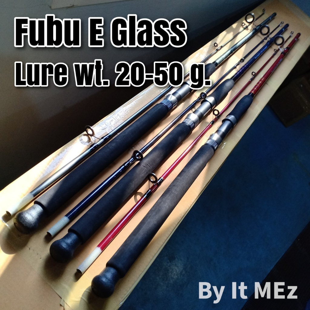 [ ของแท้ ]  คันเบ็ดตกปลา คันฟูบู Fubu E-Glass Lure wt. 20-50 g. เหมาะสำหรับตกทั่วไป ตกหน้าดิน ตกรำ Spinning