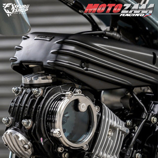 ครอบบังหัวฉีด MOTOZAAA Throttle Cover Matt Black : for Honda DAX 125