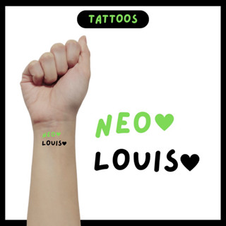 Neo &amp; Louise tattoos (แทททูนีโอหลุยส์)