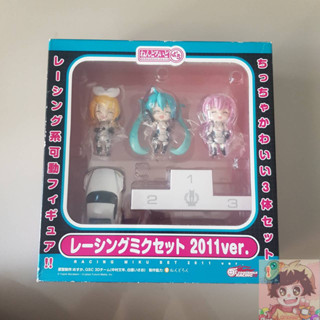 Nendoroid Petit Vocaloid - Kagamine Rin,Hatsune Miku,Megurine Luka Racing 2011 SET[Limited][Good Smile Company]ฮัตสึเนะ