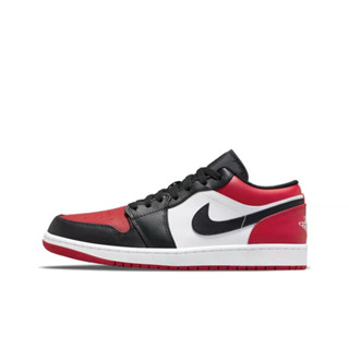 NIKE Jordan 1 Low "Bred Toe" ของแท้ 100%