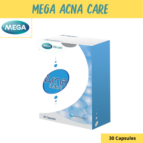 อาหารเสริมสำหรับสิว ลดรอยแผลเป็น Mega We Care Acna Care 30 เม็ด