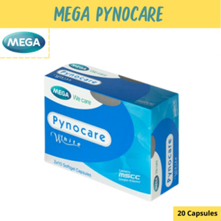 MEGA We care เมก้าวีแคร์ PYNOCARE WHITE 20 s ไพโนแคร์ ไวท์ ผลิตภัณฑ์เสริมอาหาร 20 เม็ด