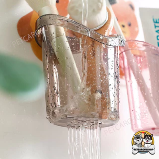 ที่วางแปรงสีฟัน หมีน้อยน่ารัก แปรงสีฟันติดผนัง ชั้นวางของในห้องน้ำ ไม่จําเป็นต้องเจาะรู ติดผนัง ระบาย ไม่ขึ้นรา