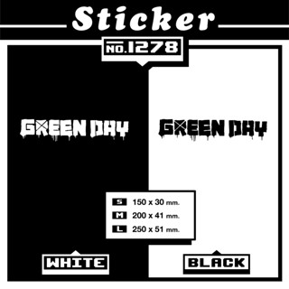 สติ๊กเกอร์ไดคัท Green Day [Sticker PVC]