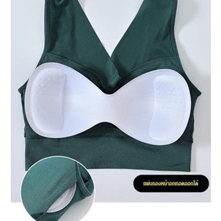 👙👙👙 Sport Bra 2207 สปอร์ตบราสาวอวบ ไซส์ใหญ่อก 38-60 นิ้ว น้ำหนัก 160 โล ใส่ได้ ☑️☑️☑️