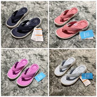 รองเท้าลำลองแฟชั่น แบบหนีบ สไตล์ Crocs Reviva Flip