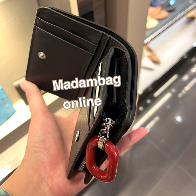 𝗖𝗛𝗔𝗥𝗟𝗘𝗦 & 𝗞𝗘𝗜𝗧𝗛 Mini Top Zip Small Wallet  กระเป๋าสตางค์ใบสั้น แท้จากช็อป