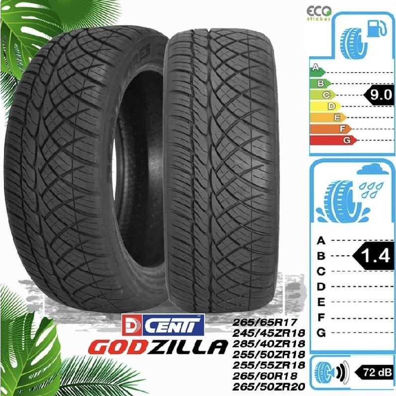 ยางรถยนต์ DCENTI  GODZILLA  265/65ZR17 , 245/45ZR18 , 285/40ZR18 , 255/50ZR18 , 255/55ZR18 , 265/60Z