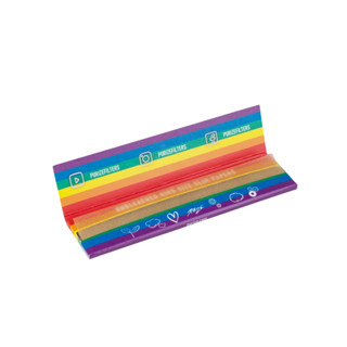 PURIZE ® King Size Slim Papers I 32 Papers I Rainbow